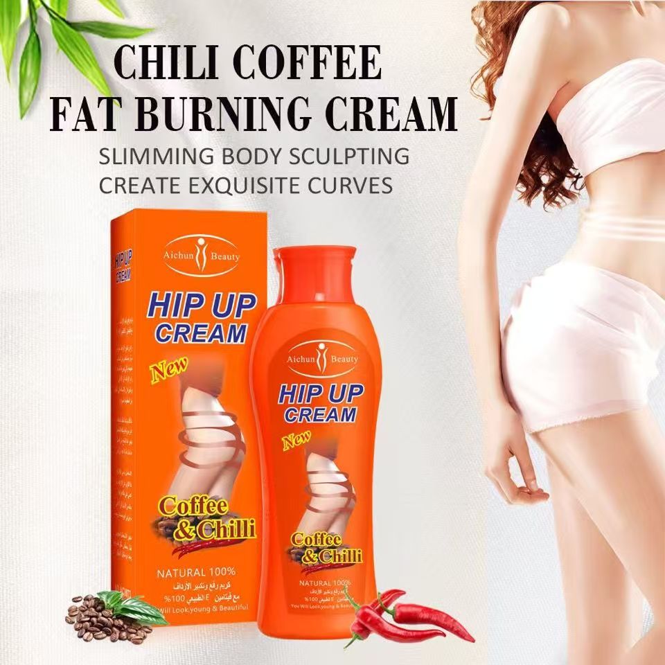 Coffee Chili Slimming Buttock Enlargement Effective Butt Lift Hip Up Cream (Available)