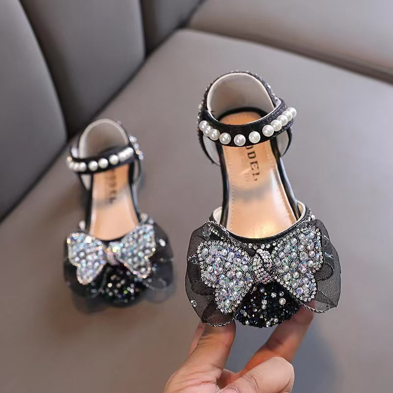 Girls Baby Princess Single Shoes Leather Shoes Dance Performance Shoes