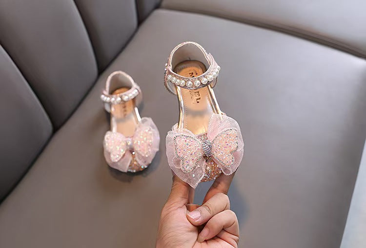Girls Baby Princess Single Shoes Leather Shoes Dance Performance Shoes