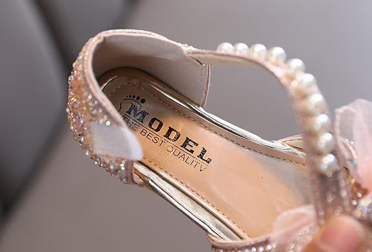 Girls Baby Princess Single Shoes Leather Shoes Dance Performance Shoes