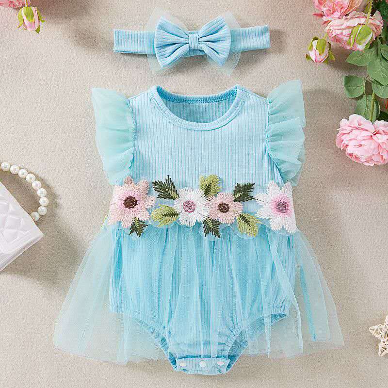 Summer European and American style small flying sleeves dress