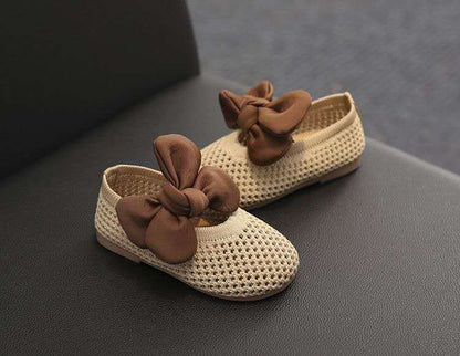 Summer New Children's Shoes Fashion Soft Bottom Baby Breathable Little Princess Hole Mesh Shoes