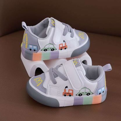 Toddlers Girls Boys Mesh Breathable Soft Soles Shoes Children's Spring Autumn Cartoon Casual Sport Shoes