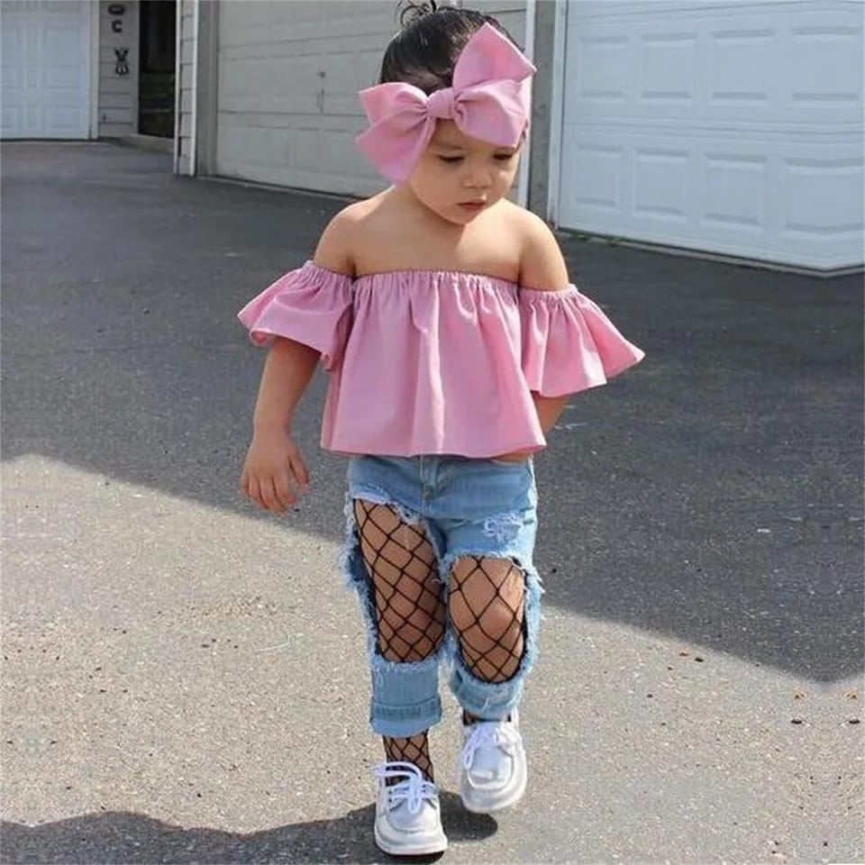 Girls Fashion Dress Bangladesh - Original Imported Stylish Kids Outfit