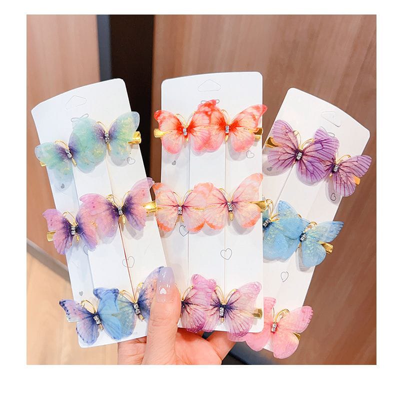 Colorful Butterfly Hairpins for Girls