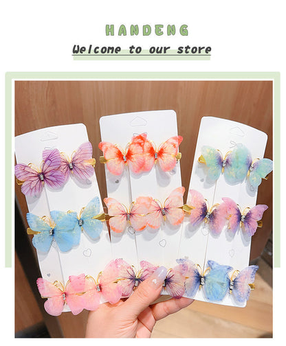 Colorful Butterfly Hairpins for Girls