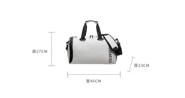 Large capacity travel bag Dry wet separation sports hand-held single shoulder fitness bag