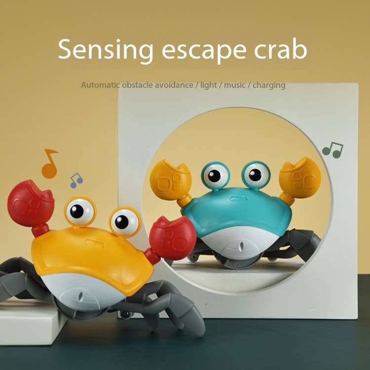 New Design Crawling Crab Baby Toy with Music and Led Light Up Walking Crab Toy for Baby (Available)