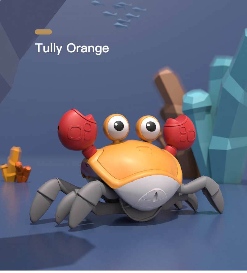 New Design Crawling Crab Baby Toy with Music and Led Light Up Walking Crab Toy for Baby (Available)