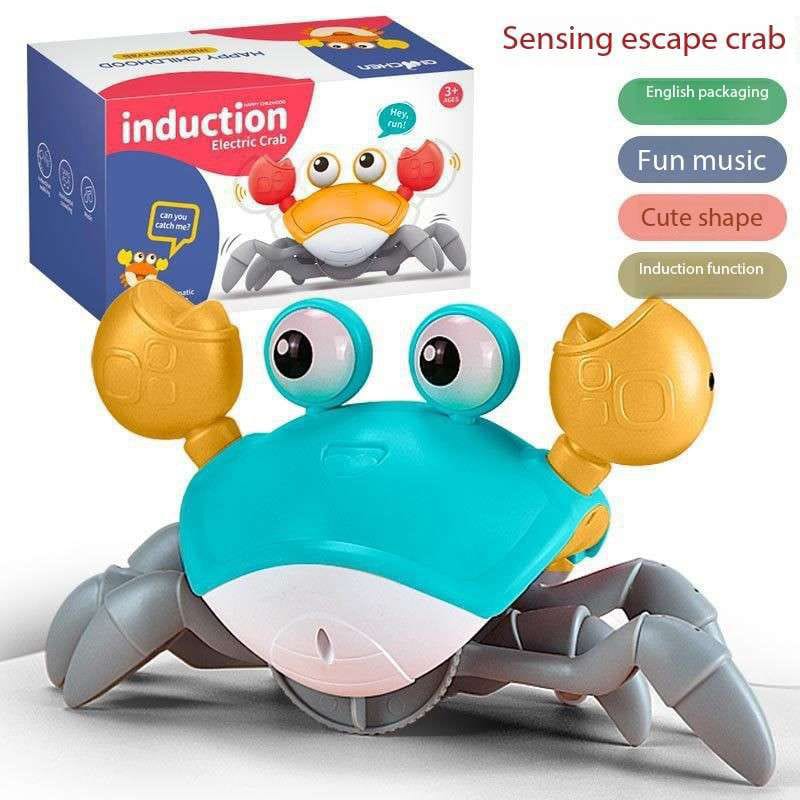 New Design Crawling Crab Baby Toy with Music and Led Light Up Walking Crab Toy for Baby (Available)