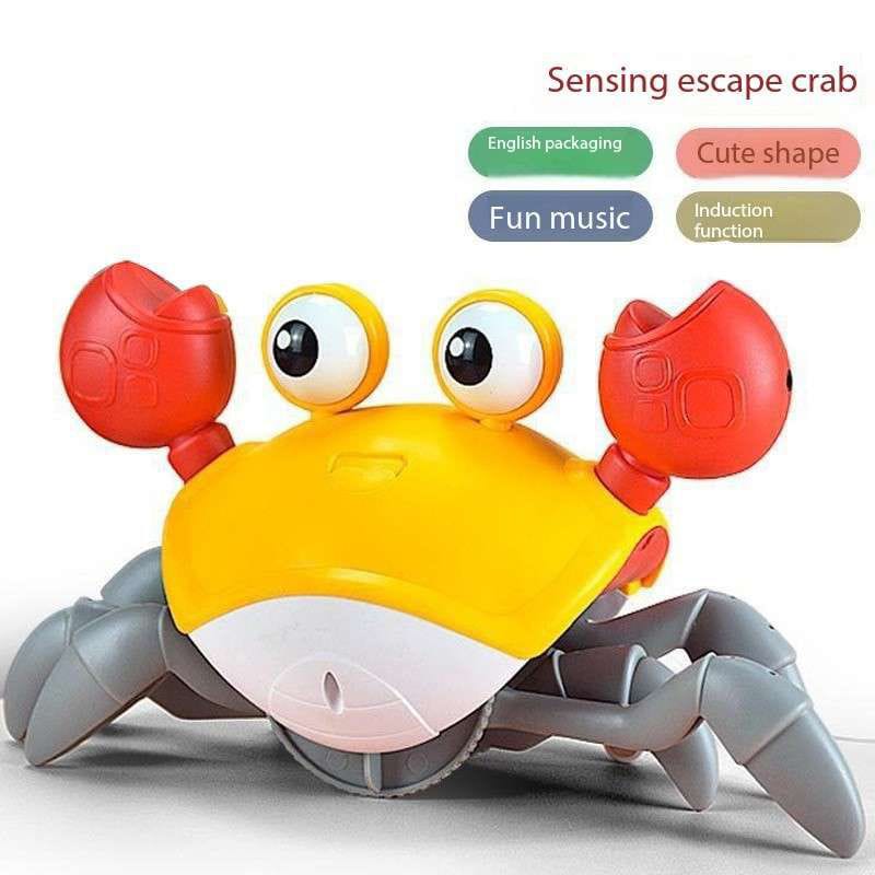 New Design Crawling Crab Baby Toy with Music and Led Light Up Walking Crab Toy for Baby (Available)