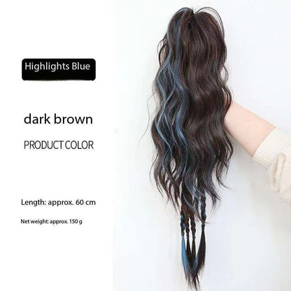 Hair extension Hairpiece Clip In Claw Ponytail for women  (Available)