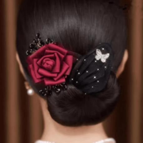 Simple head flower hair with flower buds