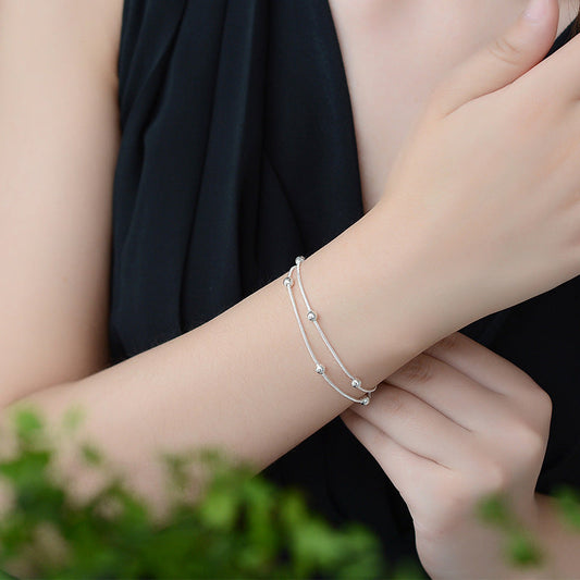 Korean Style Silver Plated Fashion Personality Anklet For Women (Available)