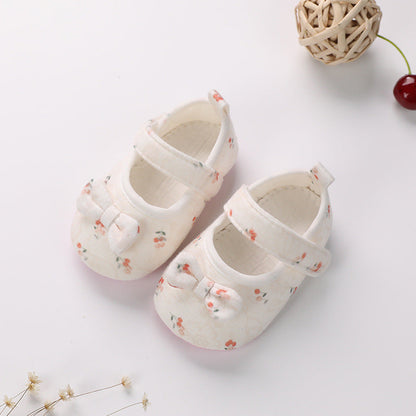 Color Cotton Toddler Shoes Soft Sole Newborn Baby Shoes 0-12 Months Male And Female Baby Shoes  (Available)