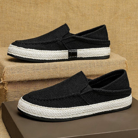 Summer Leisure Old Beijing Linen Cloth Shoes
