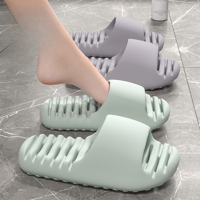 Quick-drying Bathroom Women's Wear-resistant Mute Slippers   (Available)