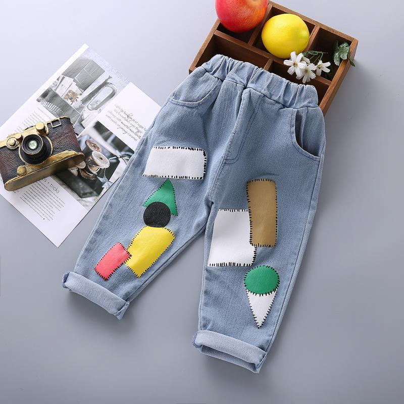 Boys' sports casual jeans spring (Available) - Mom & Kids