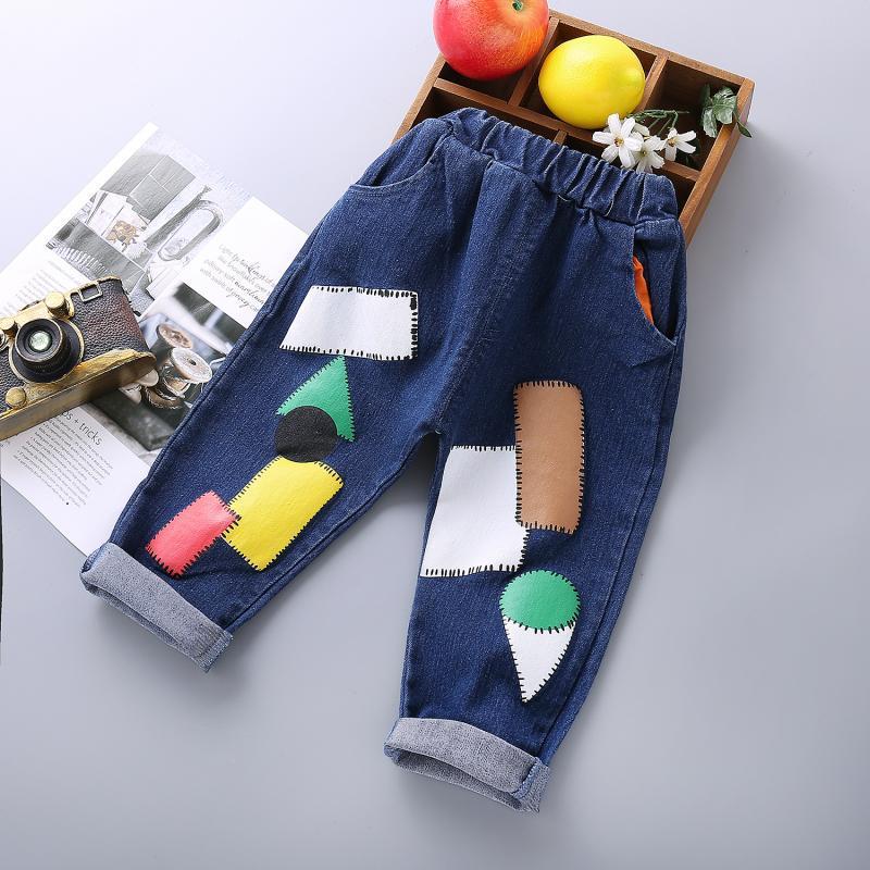 Boys' sports casual jeans spring (Available) - Mom & Kids