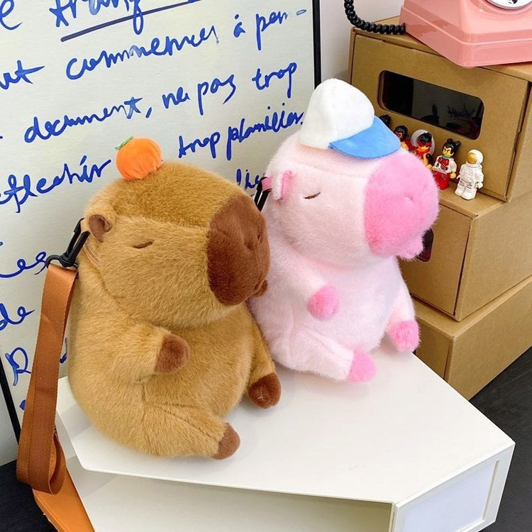 Cute Capybara Doll Bag Girl Student