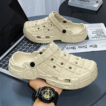 Hole Shoes Simple Non-slip Thick Bottom Wear-resistant