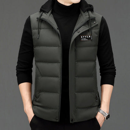 Men's Fashion Vest Versatile Down Jacket    (Available)