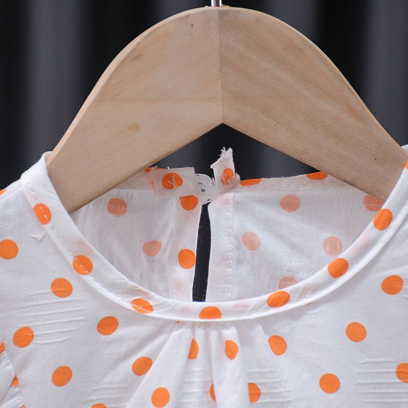 Children's Suit Women's Polka Dot Ruffles (available) - Mom & Kids