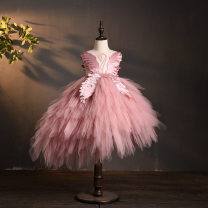 Flower Girl Wedding Little Girl Dress Autumn Children
