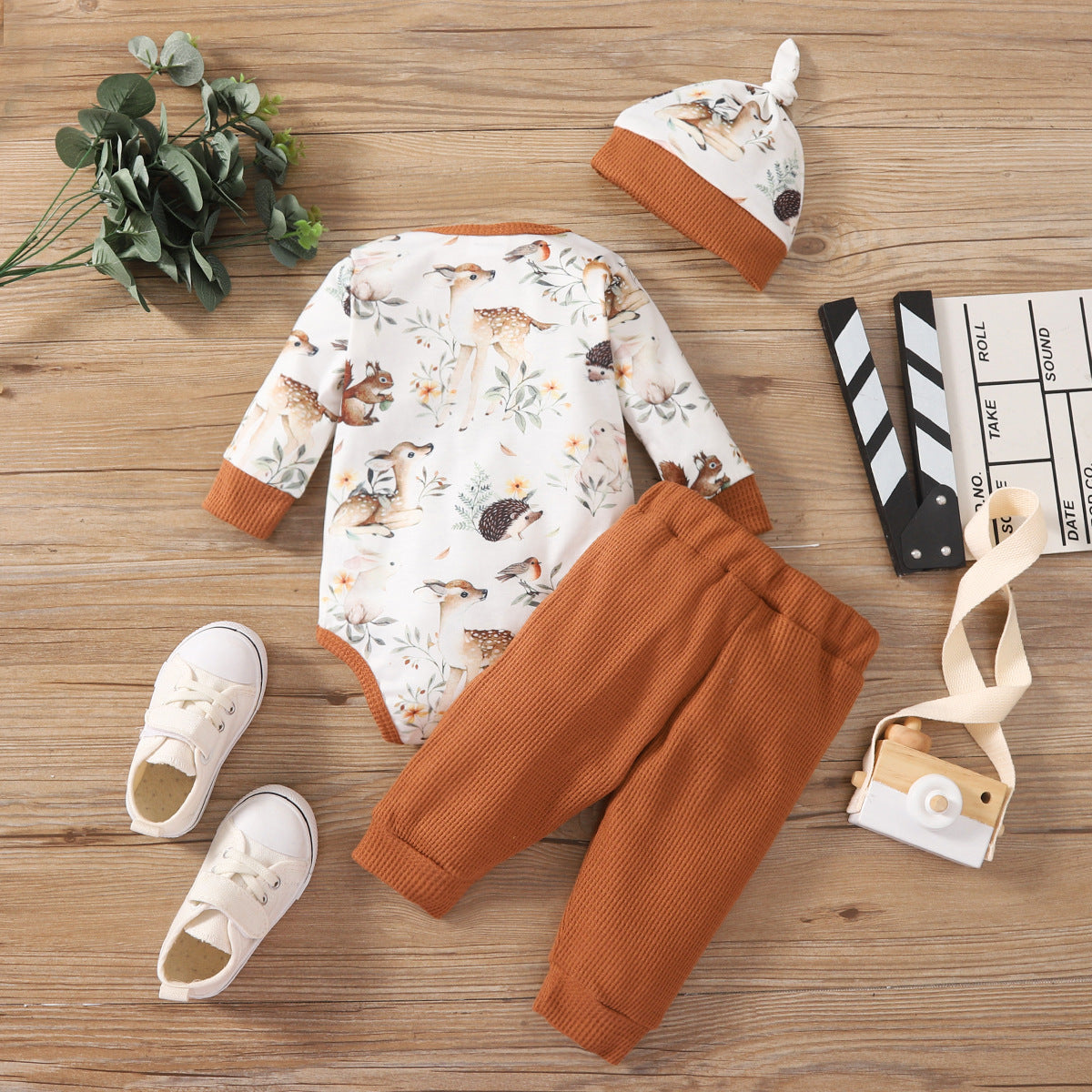 Spring And Autumn Infant Toddler Baby Leisure Cute Rompers Suit