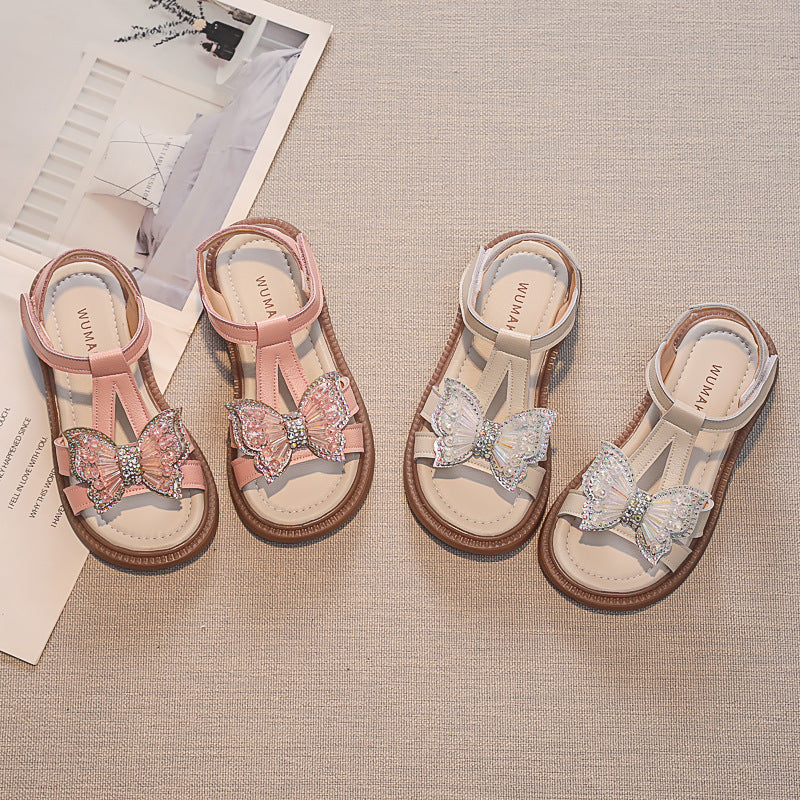 Girls' Fashion All-matching Baby Bowknot Shoes