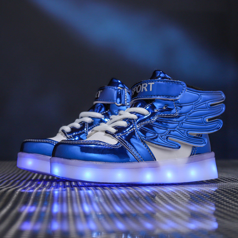 Usb Charging Light Shoes Children