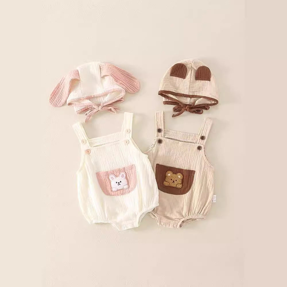 Super Cute Onesie Thin Breathable Strap Triangle Rompers