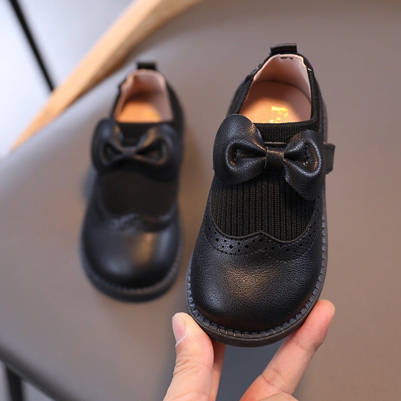 Girls Leather Shoes Female Treasure Bottom Toddlers Princess Single Shoes (Available) - Mom & Kids