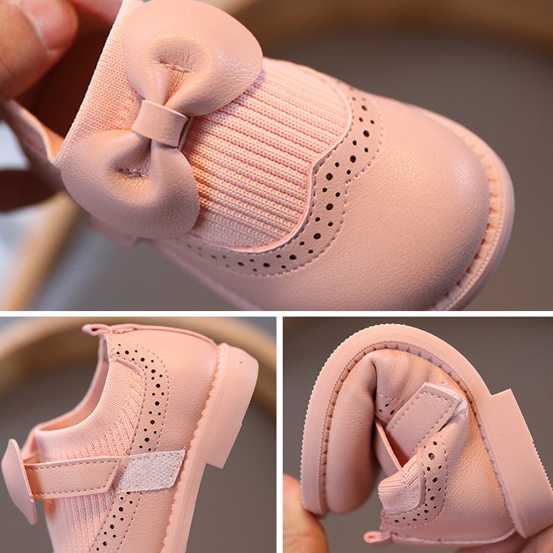 Girls Leather Shoes Female Treasure Bottom Toddlers Princess Single Shoes (Available) - Mom & Kids