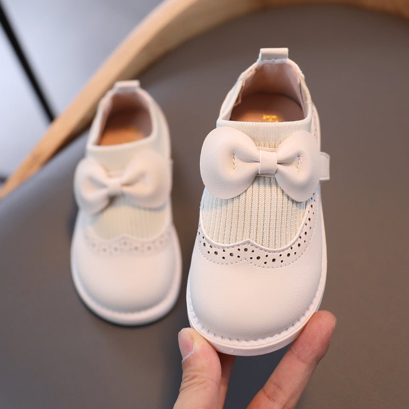 Girls Leather Shoes Female Treasure Bottom Toddlers Princess Single Shoes (Available) - Mom & Kids