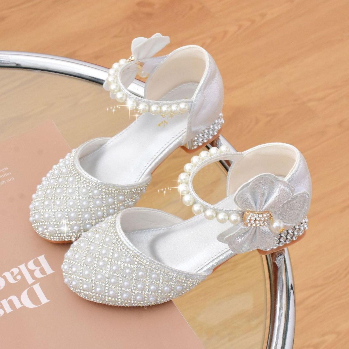 Girls' Princess High Heels Piano Catwalk Show Sandals (Available) - Mom & Kids