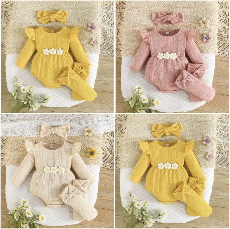 Yellow Twisted Jumpsuit Cute Set
