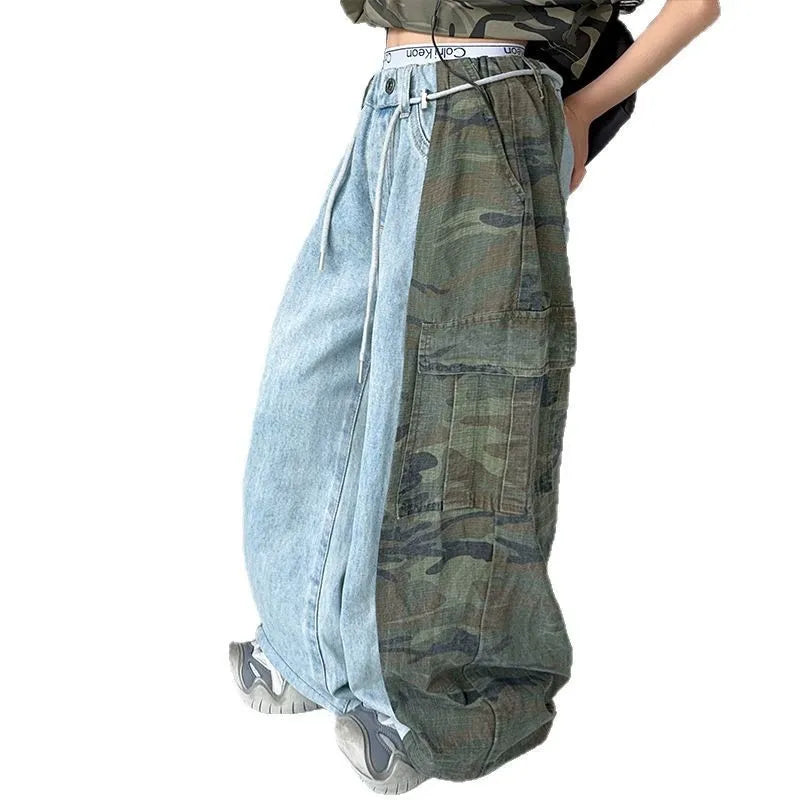 Street Dance Style Functional Wide-leg Sports Pants (Only Pant)  (Available)