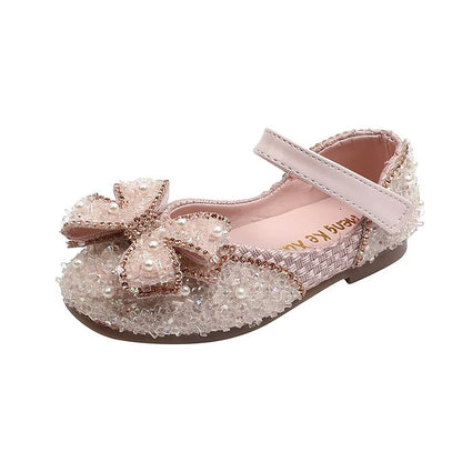 Summer New Casual Girls butterfly Diamond Small Big Children Dance Dance Shoes