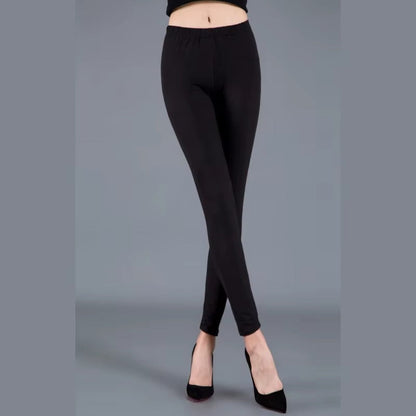 Women Plaid Leggings Fashion Print Fitness Houndstooth Floral Stripe Dot Leopard Pure Black Pants High Waist Trousers (Available)