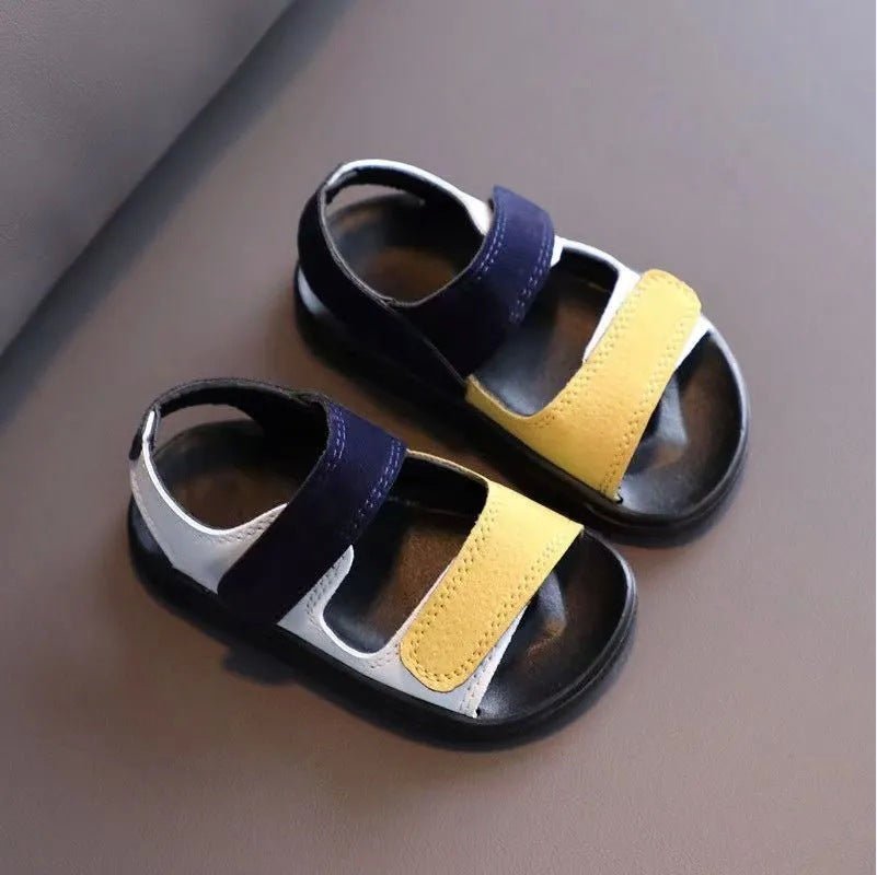 Kids Sandals Summer Fashion Boys Beach Sandals Non-slip First Walkers (Available) - Mom & Kids