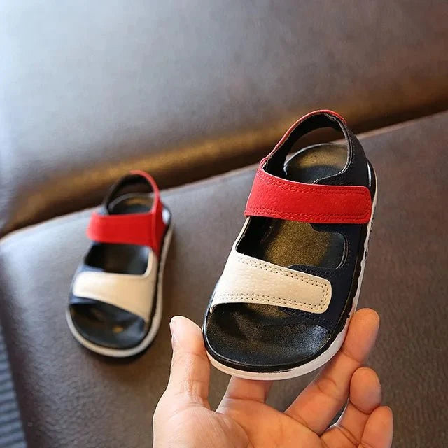 Kids Sandals Summer Fashion Boys Beach Sandals Non-slip First Walkers (Available) - Mom & Kids