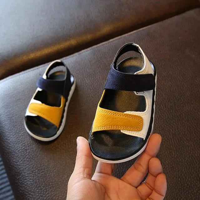 Kids Sandals Summer Fashion Boys Beach Sandals Non-slip First Walkers (Available) - Mom & Kids