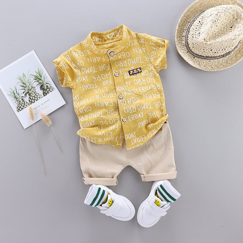 Korean Short-Sleeved Children's Clothing For Boys And Girls (Available) - Mom & Kids