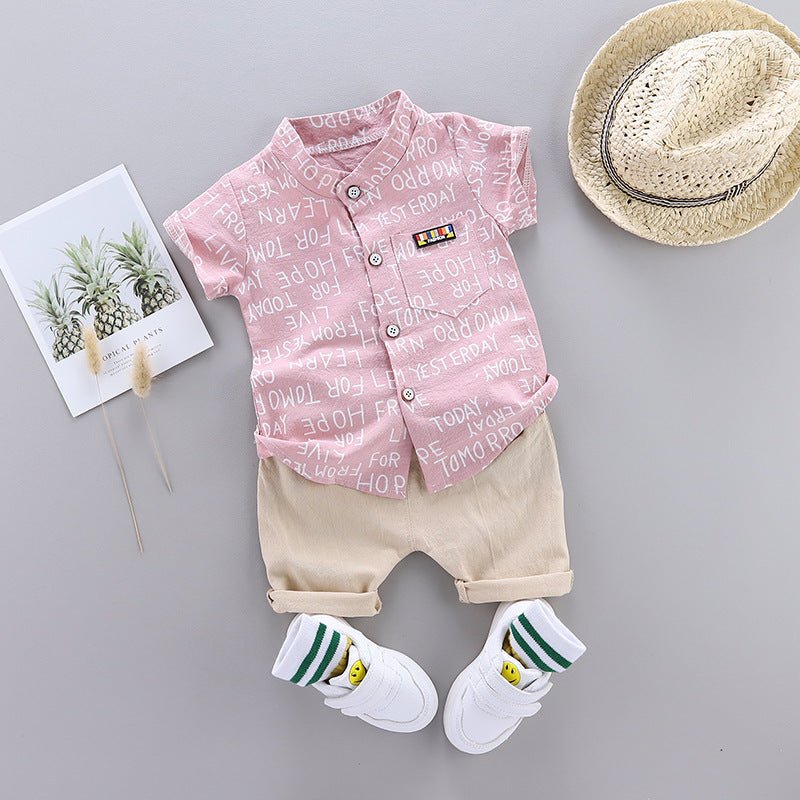 Korean Short-Sleeved Children's Clothing For Boys And Girls (Available) - Mom & Kids