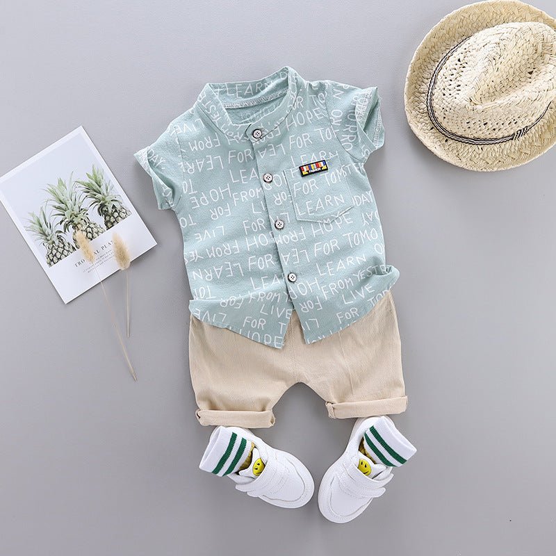 Korean Short-Sleeved Children's Clothing For Boys And Girls (Available) - Mom & Kids