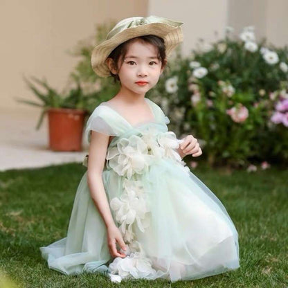 Flower Dress/ Dress Pesta Anak Perempuan Import (Available)