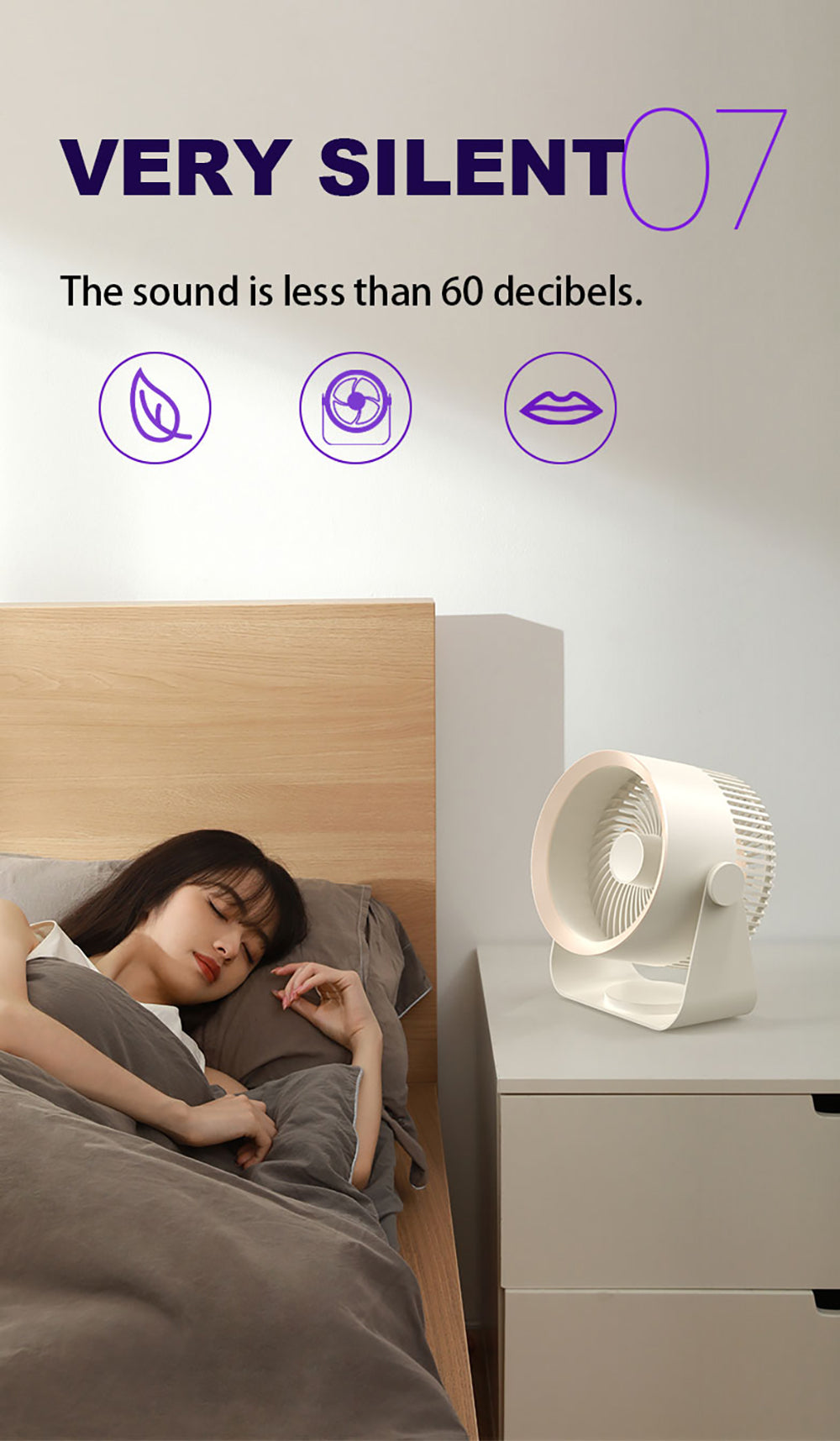🪭 Multifunctional 360° Rotation Portable Rechargeable Air Cooling Circulating Fan!! ( Available )